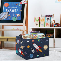 Clastyle Rocket Astronaut Shelf Basket side profile highlighting spacious 36L capacity