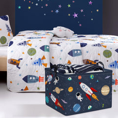 Clastyle Rocket Basket open view easy loading of toys and books