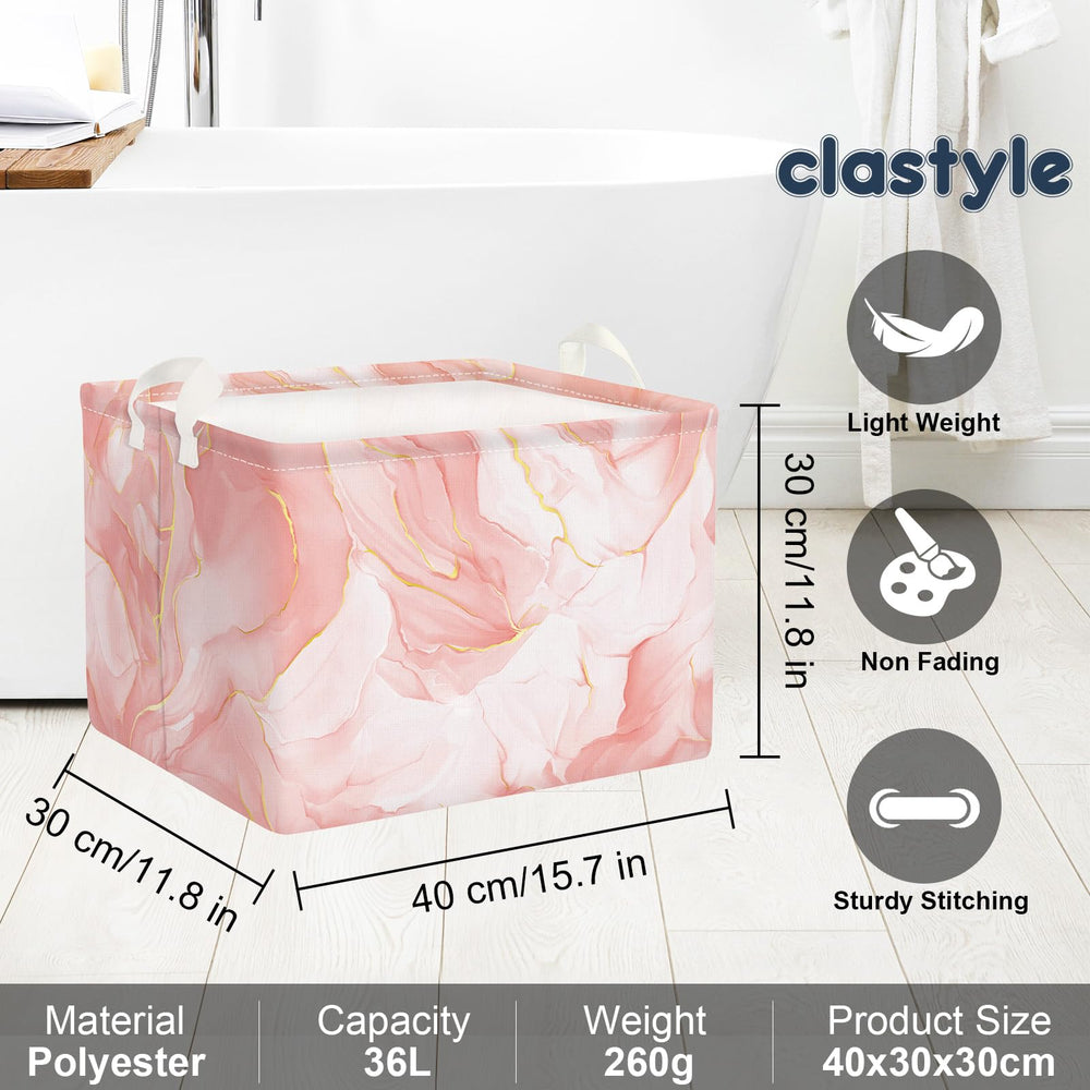Clastyle soft-sides basket is easy to carry and unload during play.