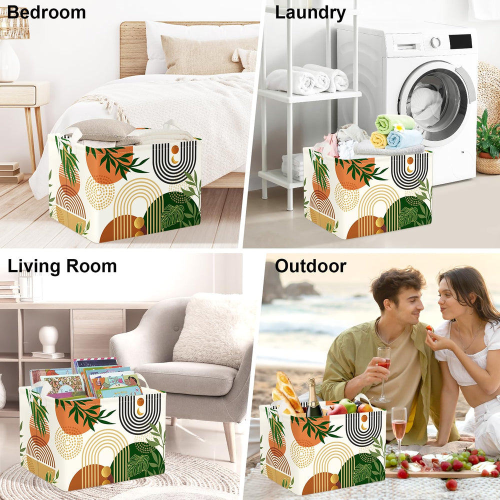 Clastyle soft-sides laundry basket easy to carry during laundry rounds.