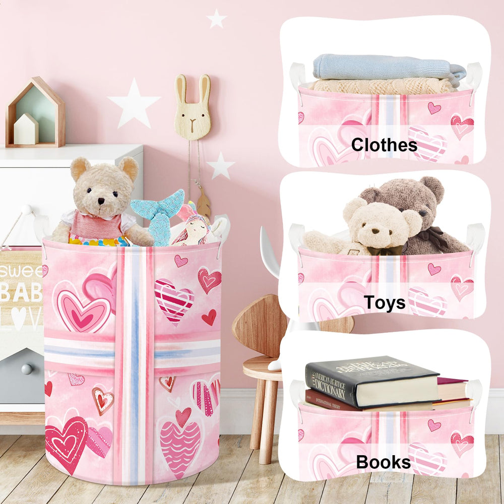 Clastyle Soft Sides Toddler Hamper—gentle handling for toys.