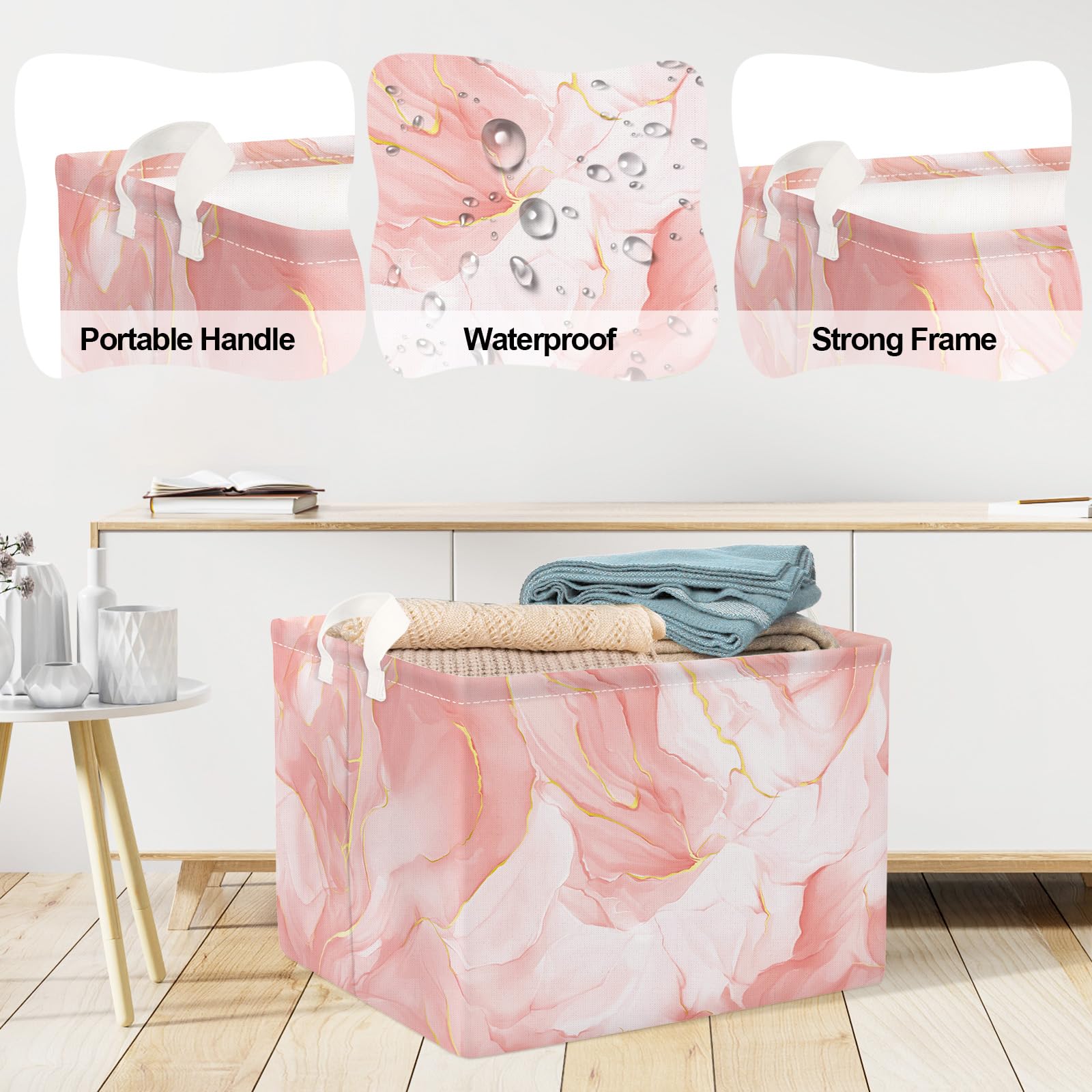 Clastyle storage basket organizes toys, clothes, and school supplies in a playful space.
