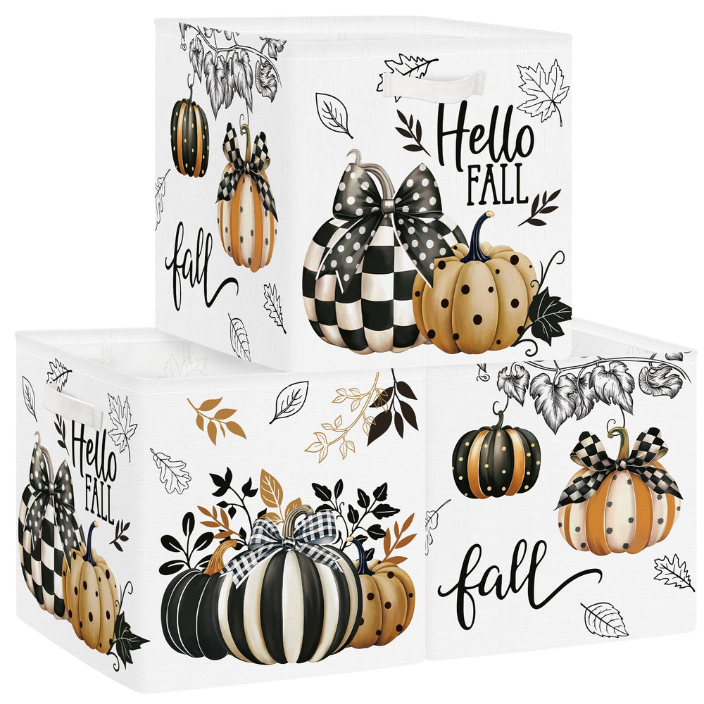 Clastyle pumpkin-cube basket design for organized storage and seasonal decor.