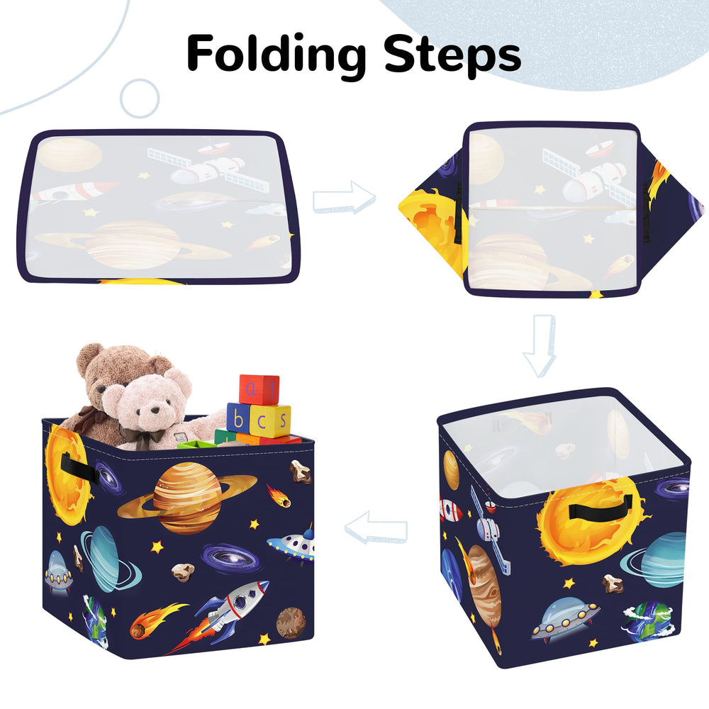 Clastyle toddler-friendly soft-sides bin lightweight and safe for little hands.