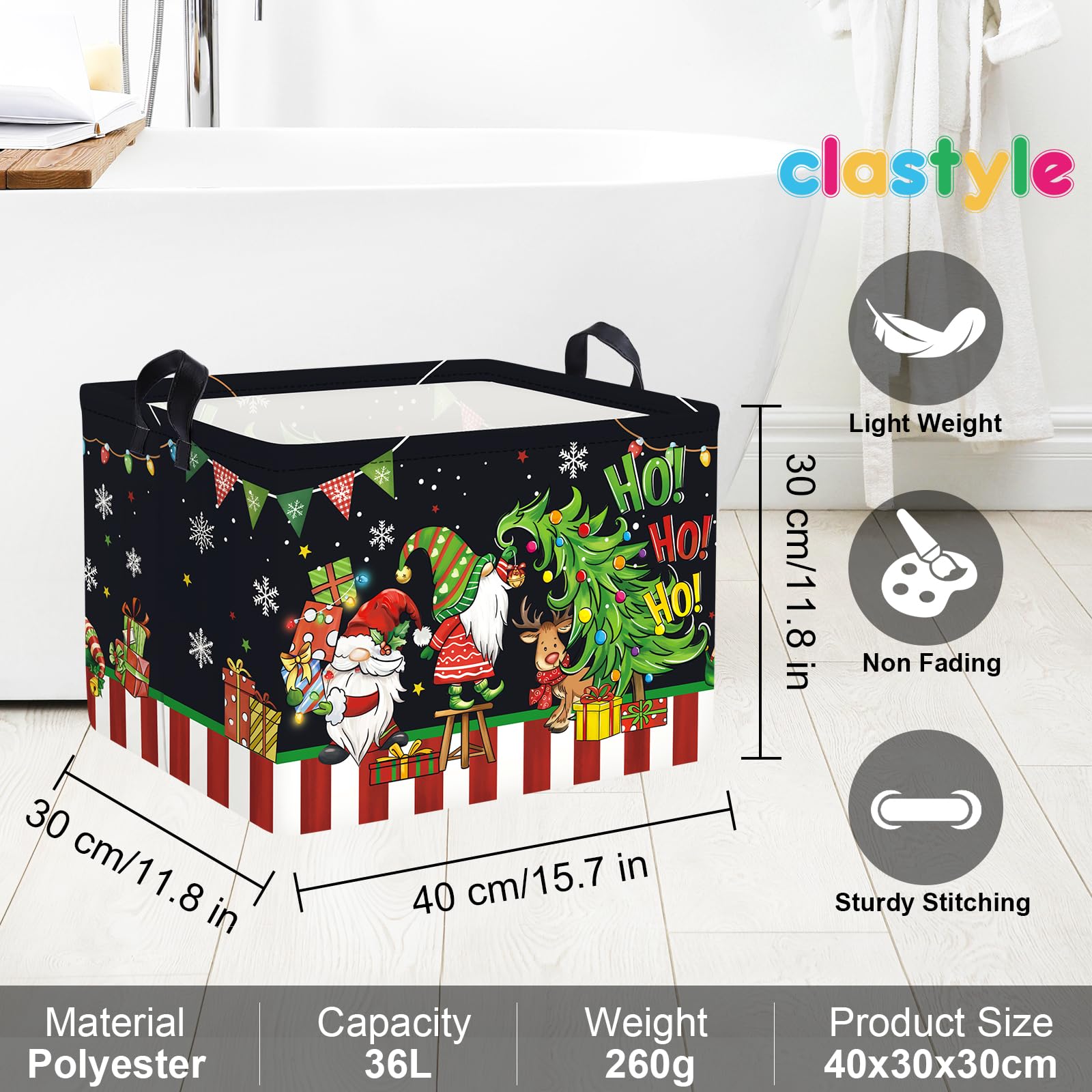 Clastyle toy storage bin for kids room helps maintain clutter-free play.