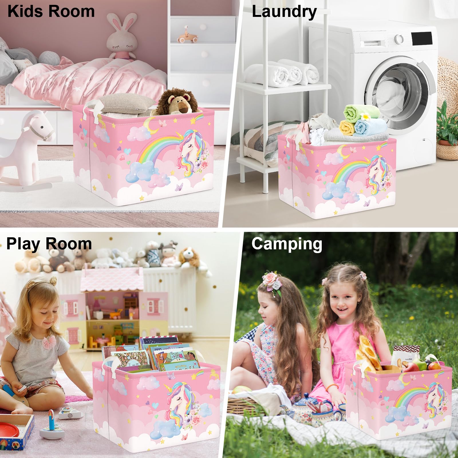 Clastyle unicorn motif closeup highlighting whimsical design for a kid-friendly space.