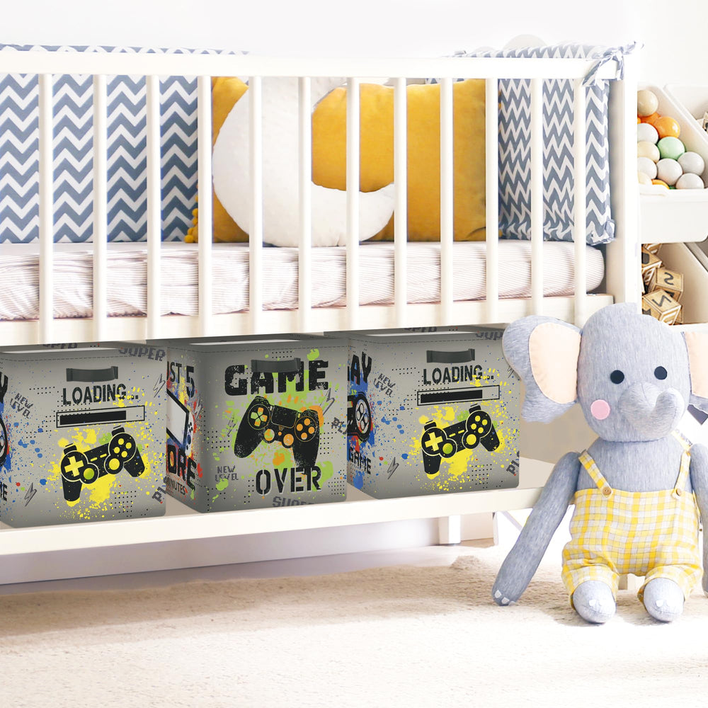 Clastyle triple-set storage cubes are lightweight and portable for playrooms