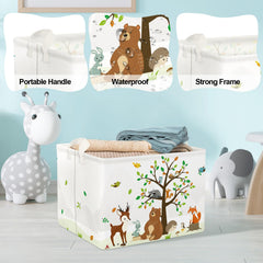 Clastyle Woodland Basket owl on branch for books and decor