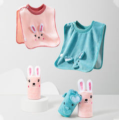 clberni baby bib large coverage protects shoulders during meals.
