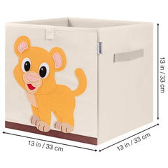 CLCROBD Baby Lion bin side view highlighting reinforced bottom for durability