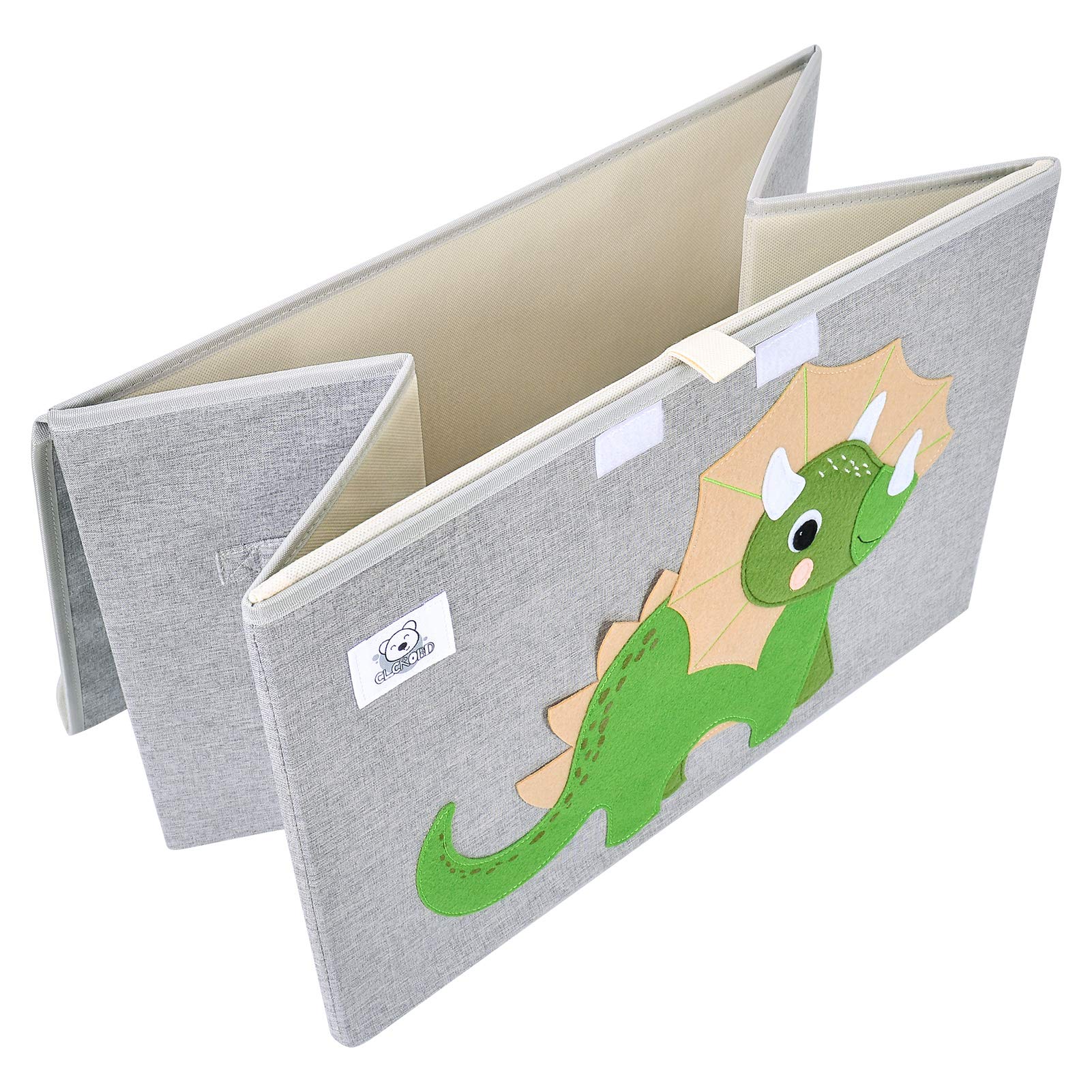 CLCROBD deer toy chest collapsible bottom enables space-saving storage