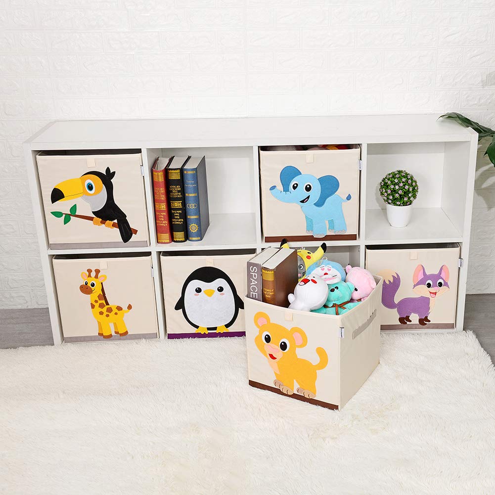 CLCROBD Elephant cube storage bin material close-up with felt applique