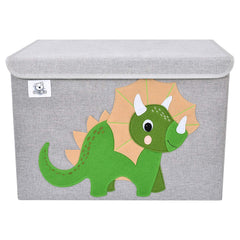 CLCROBD foldable toy chest front view shows space-saving design