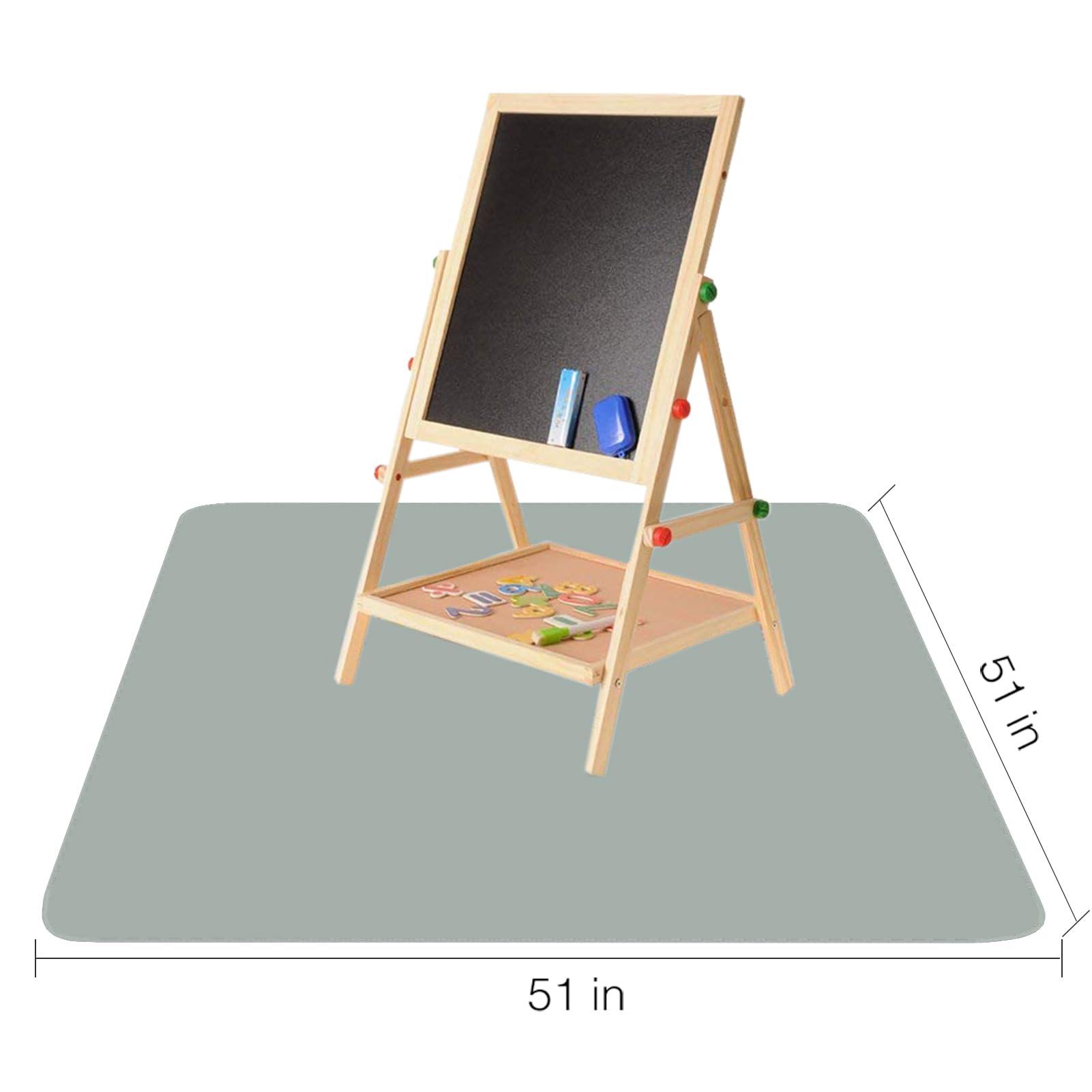 CLCROBD Splat Mat easy-clean surface simplifies after-dinner cleanup.