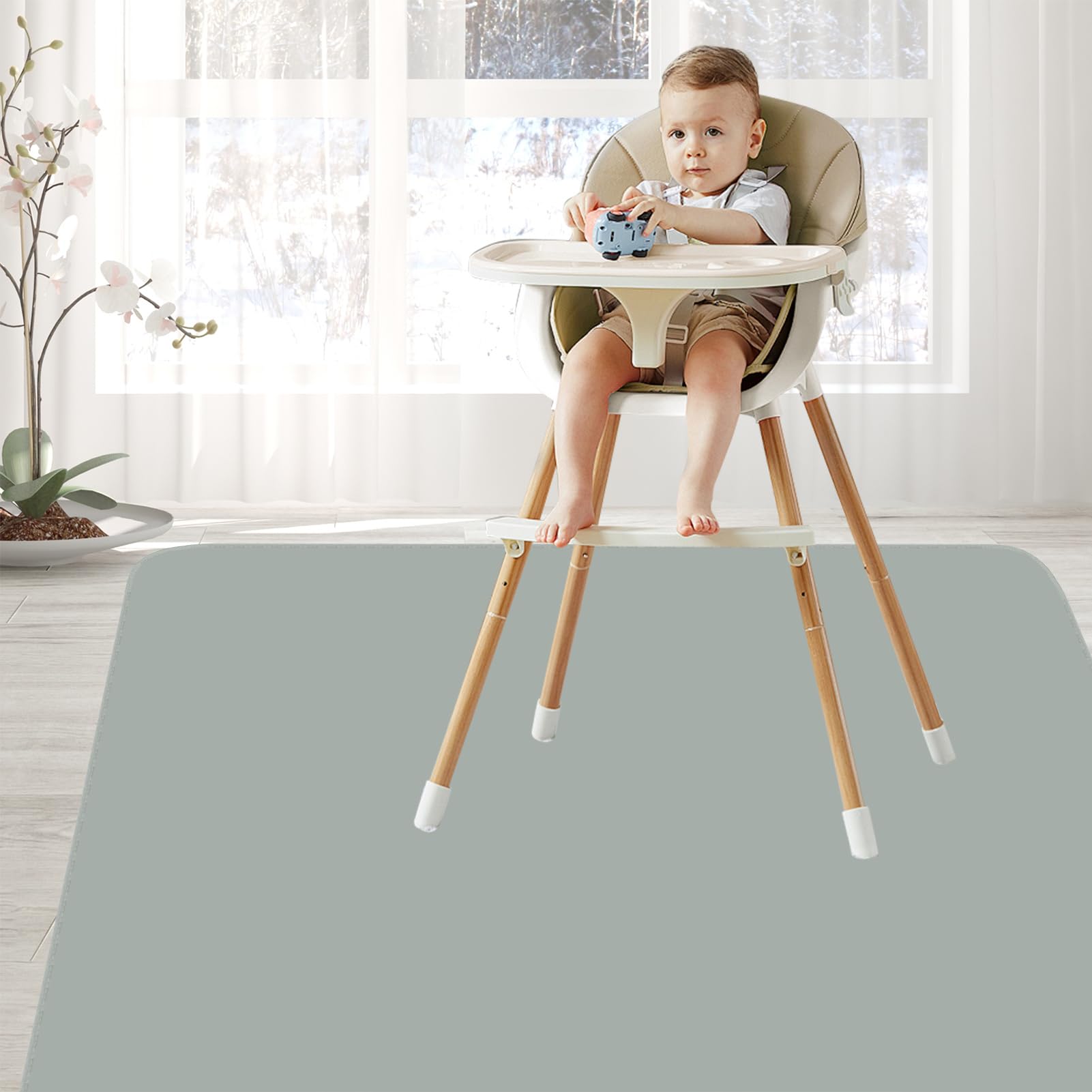 CLCROBD Splat Mat reinforced stitching adds durability for busy households.