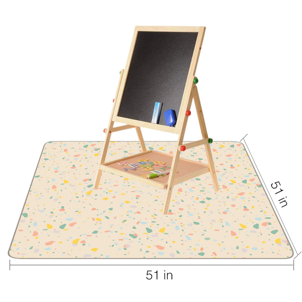 CLCROBD waterproof spill mat protects floors, tables, and carpets during messy meals