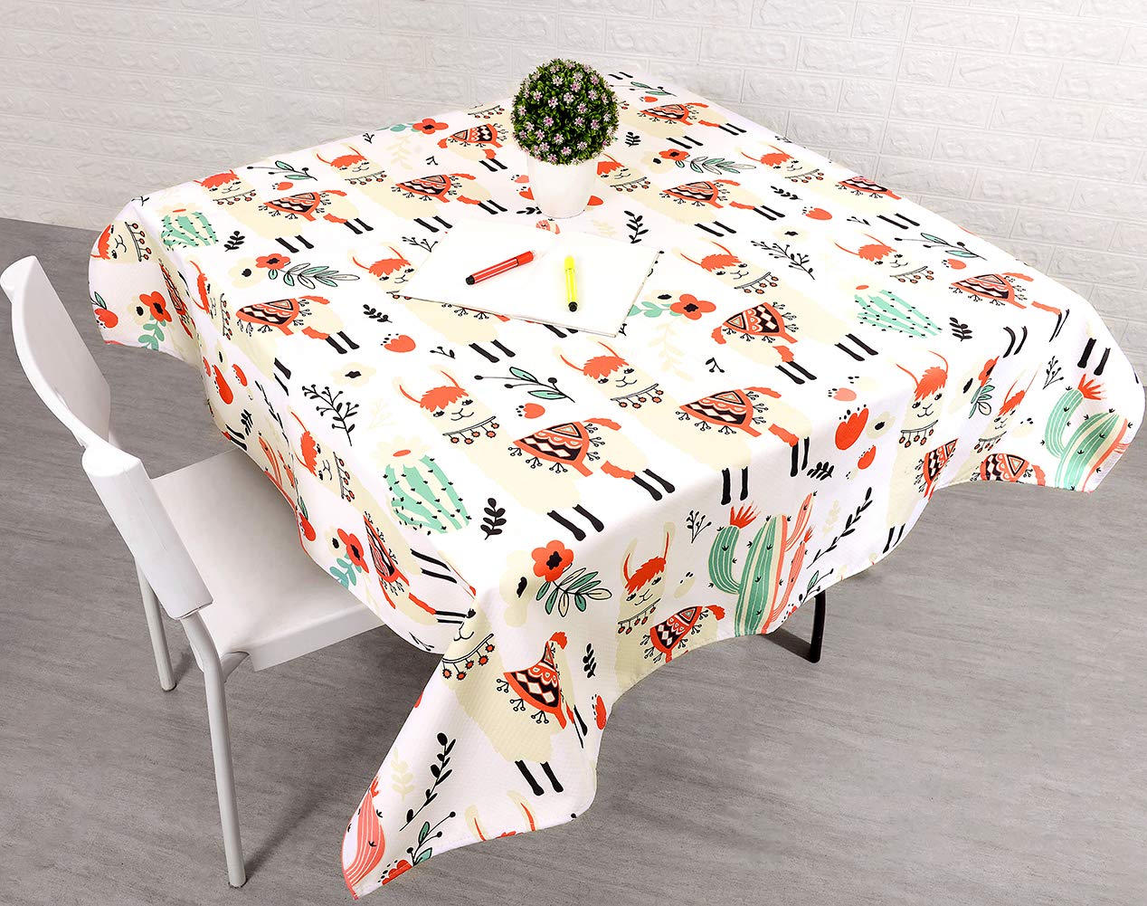 CLCROBD Splat Mat doubles as a playtime tablecloth surface.