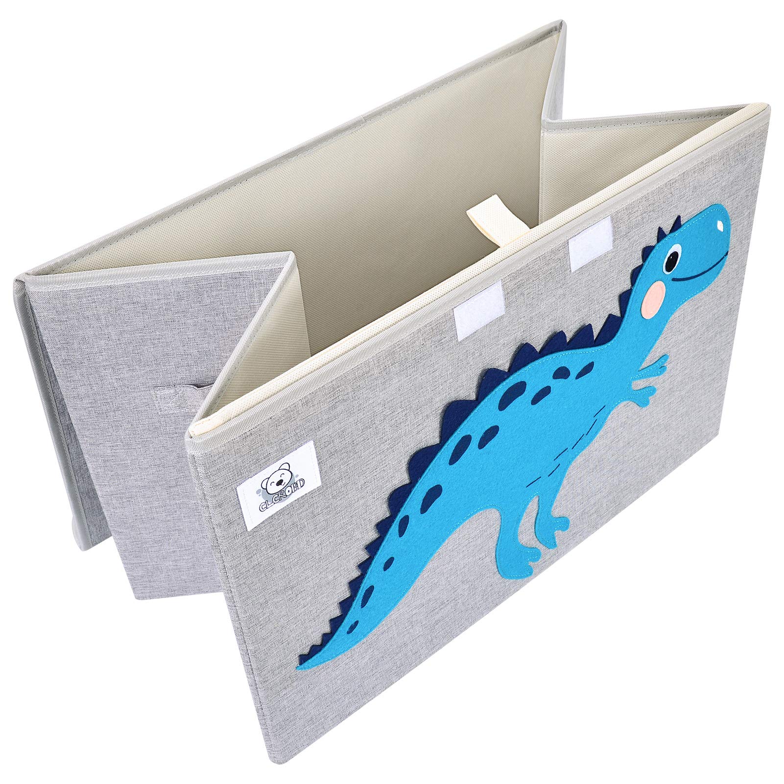 CLCROBD sturdy fabric storage chest reinforced with cardboard for durable daily use.