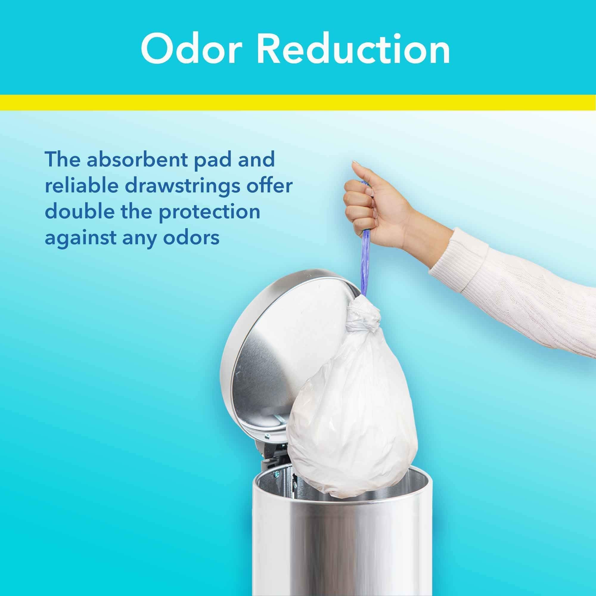 Cleanis PottyMate liner with absorbent pad showing spill containment benefit