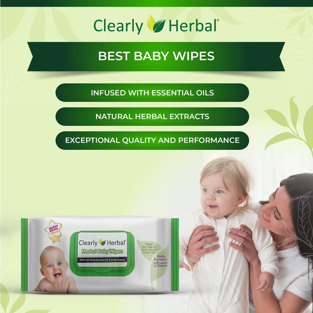 Clearly Herbal baby wipes versatile for diaper duty and more at home.