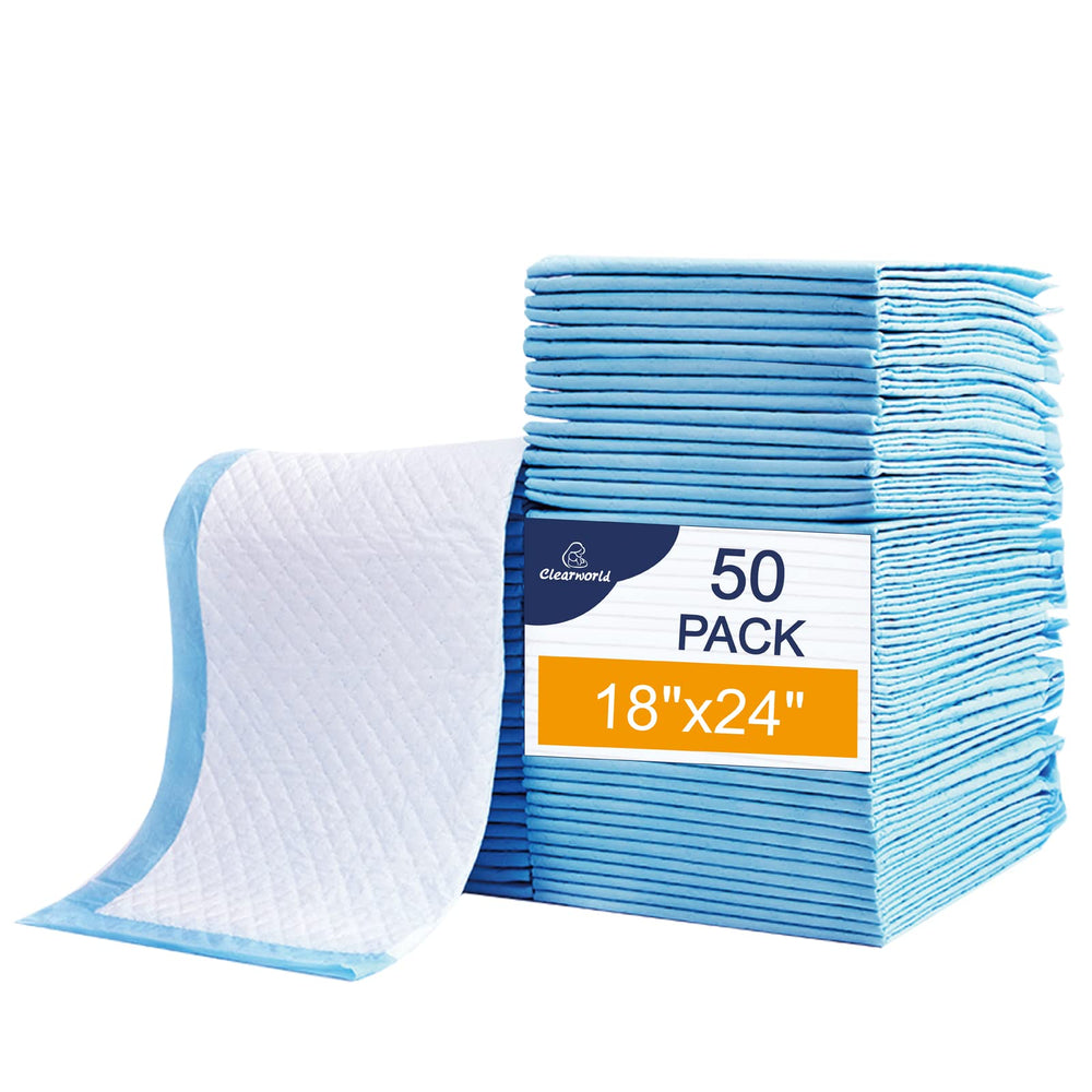 Clearworld baby changing pad embossed surface keeps skin dry during every diaper change.