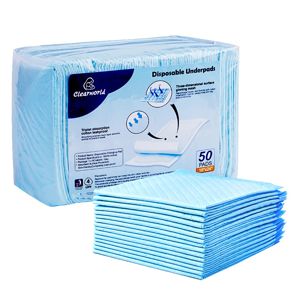 Clearworld bed surface protection use keeps surfaces dry and fresh.