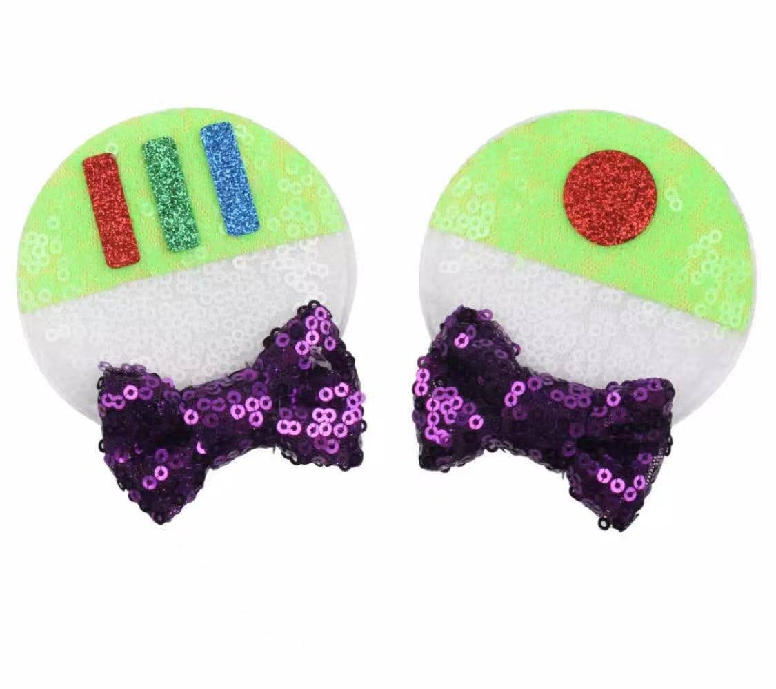 CLGIFT Minnie Ears headband with Buzz clip for comfortable wear and cute party moments.
