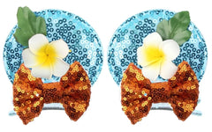 CLGIFT Minnie Ears headband Moana hair clip for babies and toddlers, ideal for photos