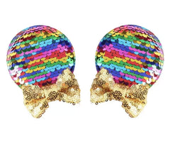 CLGIFT Minnie Ears Headband rainbow design, perfect for birthday photos and playful dress-up