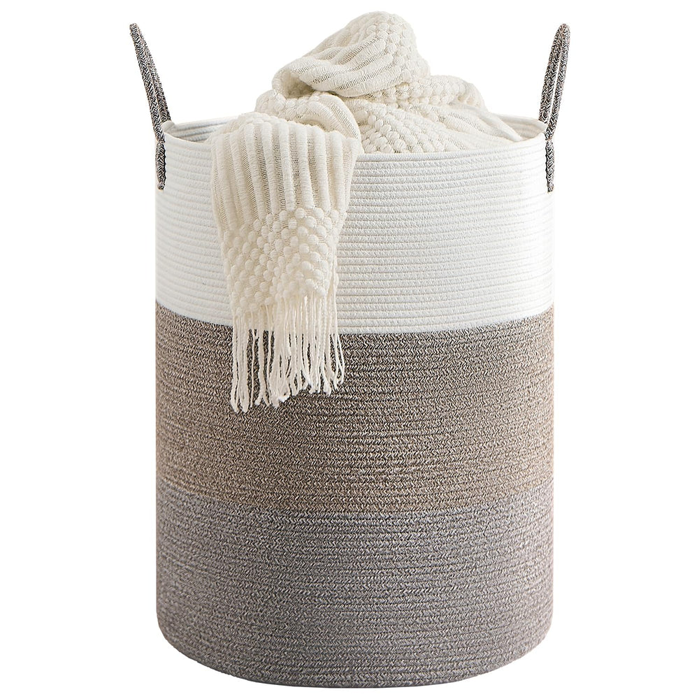 CLHMILY&Z 100L laundry basket interior for easy organization of blankets and toys.