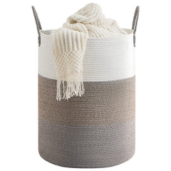 CLHMILY&Z 100L laundry basket interior for easy organization of blankets and toys.