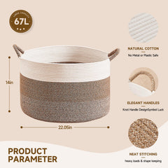CLHMILY&Z Decorative basket for nursery or bedroom decor
