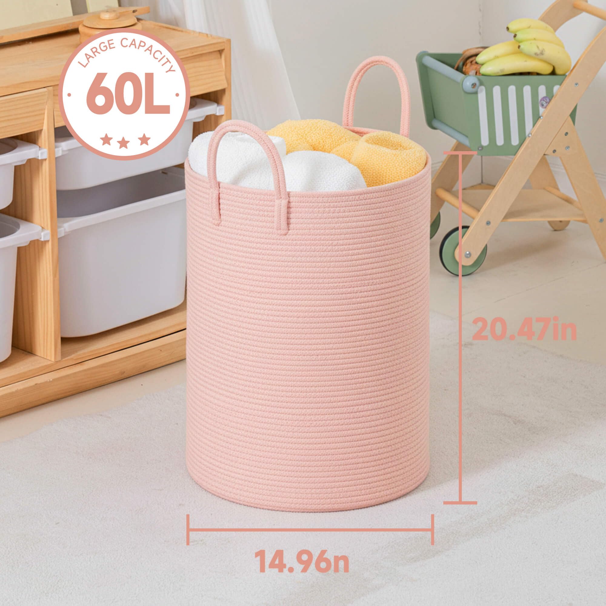 CLHMILY&Z Multi-use storage for blankets and towels in living spaces.