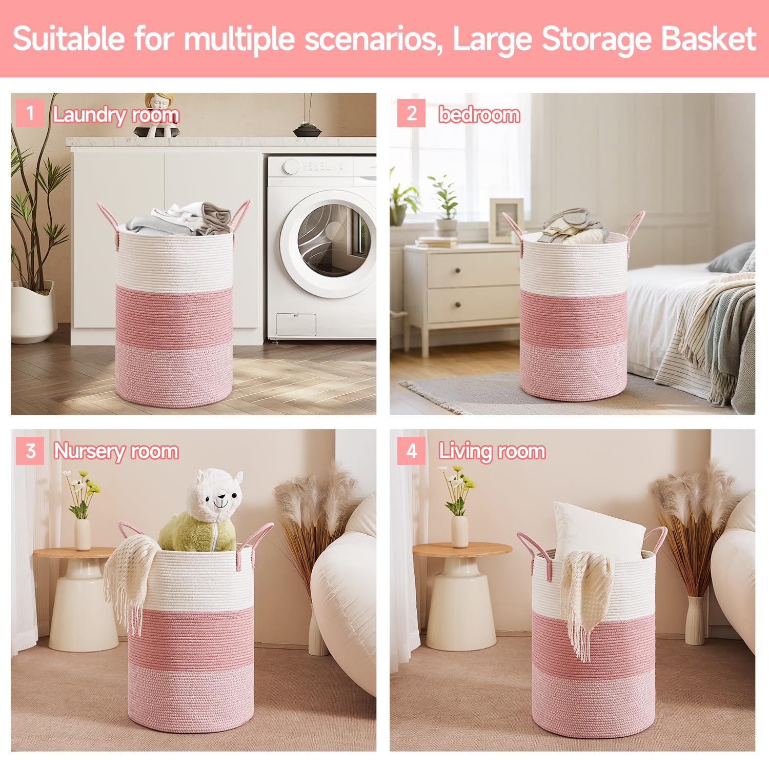 CLHMILY&Z nursery organization essential for diapers, toys, and linens.