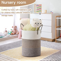 CLHMILY&Z storage basket as nursery organization essential in soft decor
