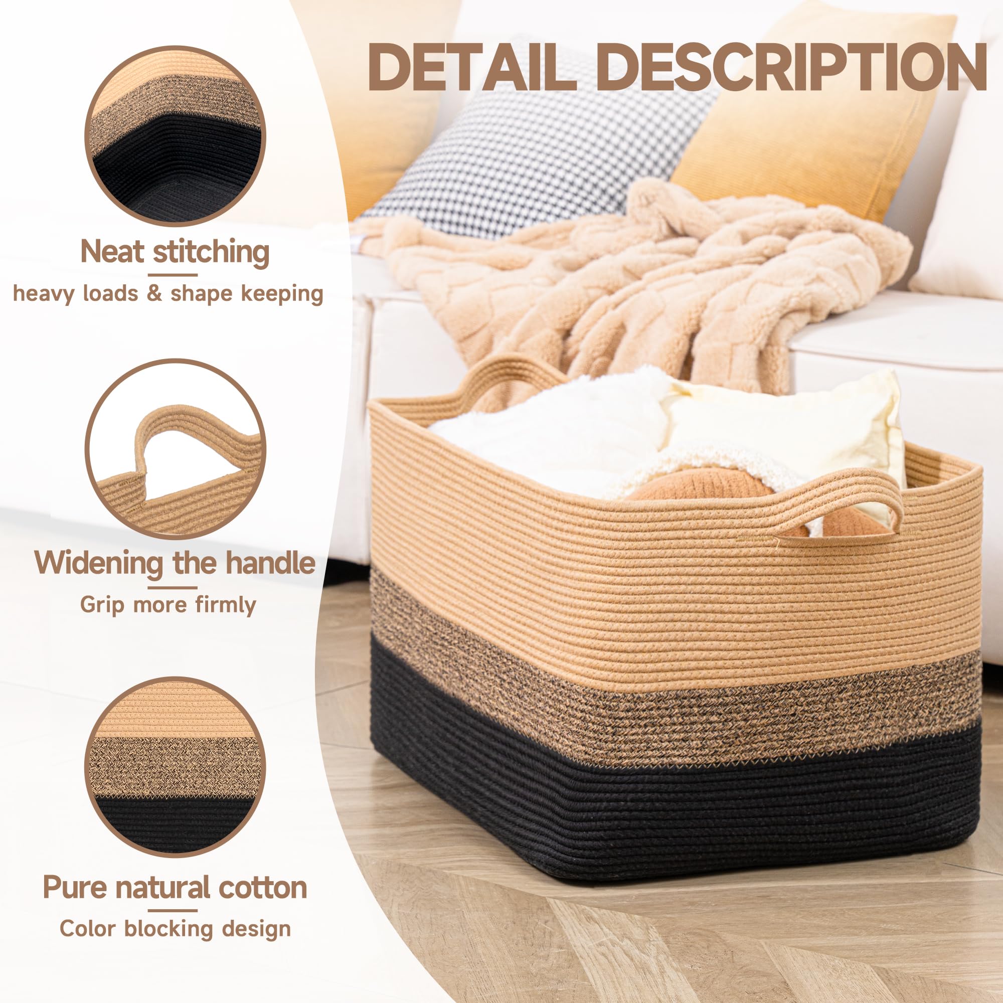 CLHMILY&Z square basket in-kids-room-toys demonstrates practical decor storage solution.