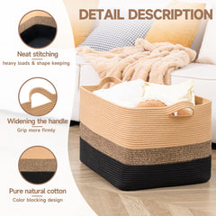 CLHMILY&Z square basket in-kids-room-toys demonstrates practical decor storage solution.