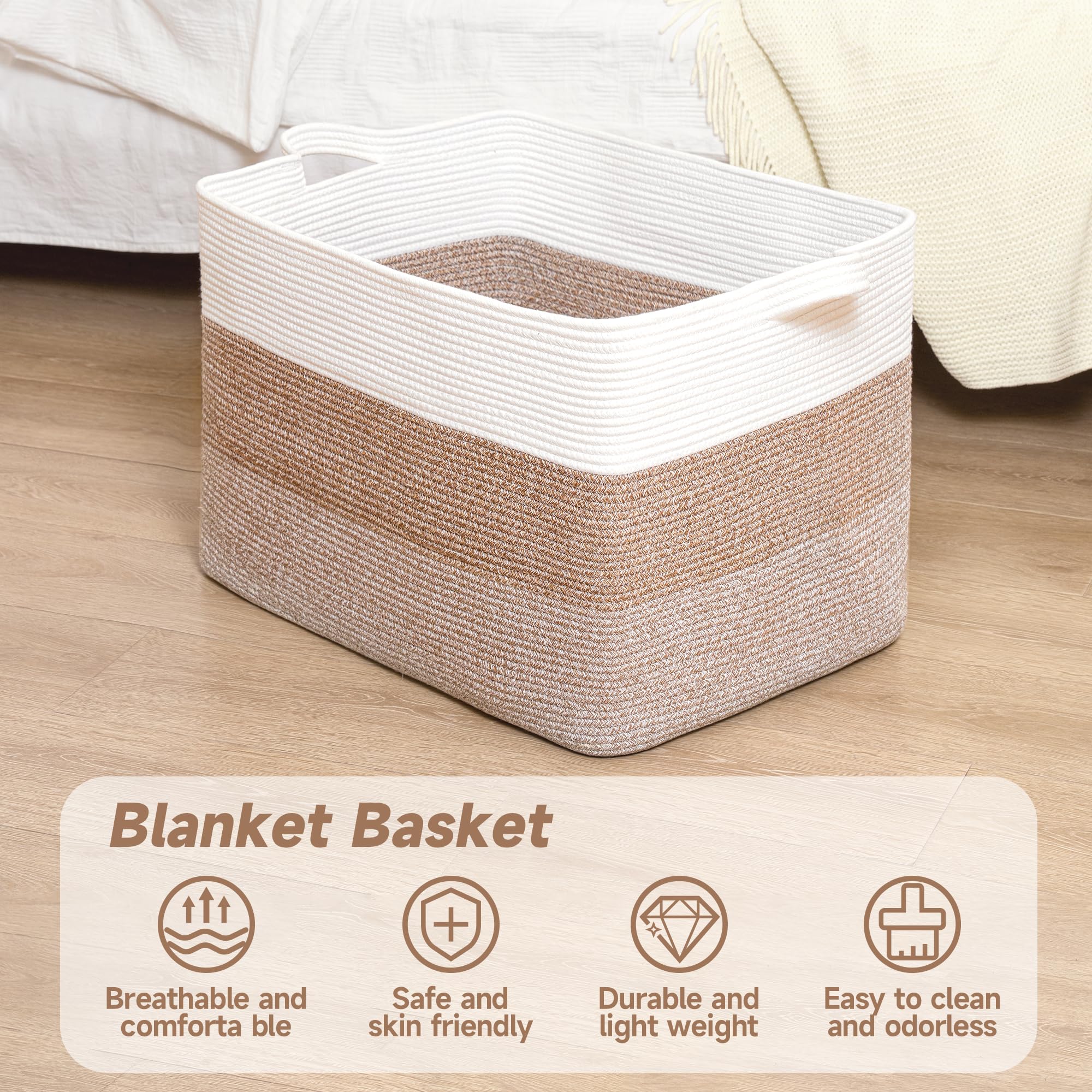 CLHMILY&Z 110L capacity spacious tote for kids' rooms and living areas.