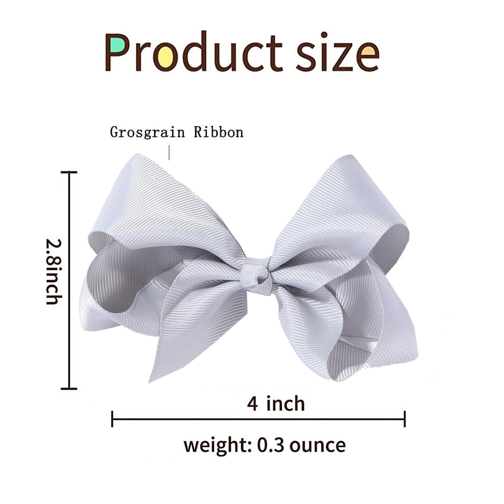 Clipband baby girls style bows worn for parties, school, and photos.