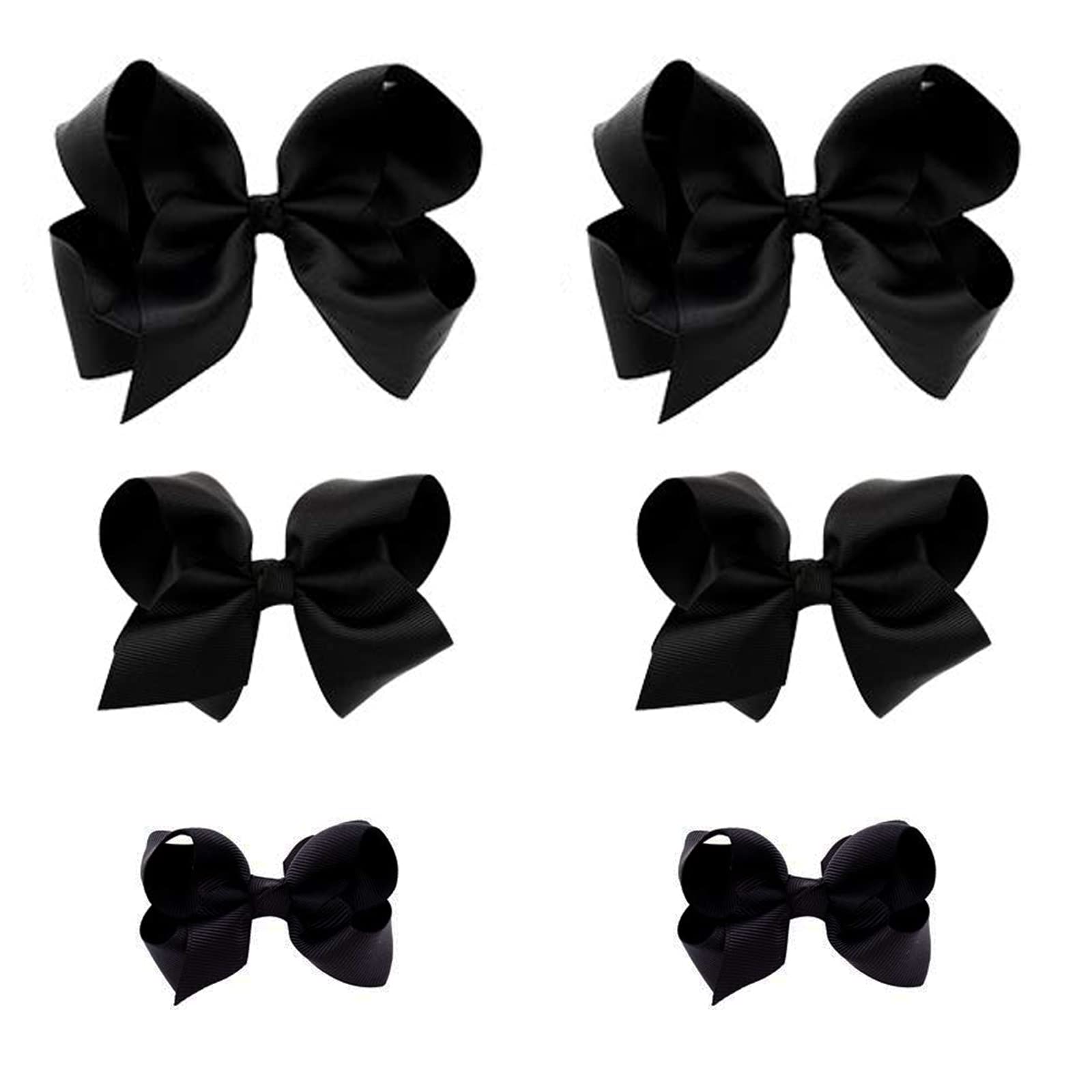 Clipband Black Bows 6-pack packaging showcases vibrant variety and ready-to-wear accessories.