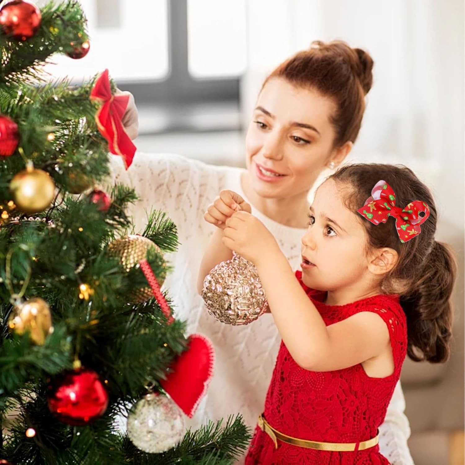 Clipband Christmas bow clip red-1 adds festive flair while staying secure for daily wear.