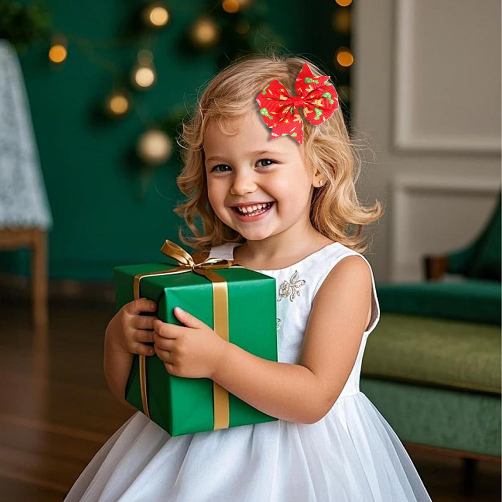 Clipband Christmas bows packaging highlights quality and gifting ease.
