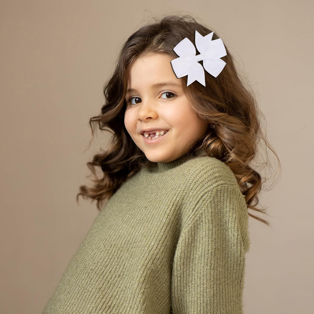 Clipband fully lined baby bows close-up showing durable stitching and comfortable wear