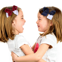 Clipband handmade bows boutique detail highlights 100 handmade craftsmanship and textured grosgrain