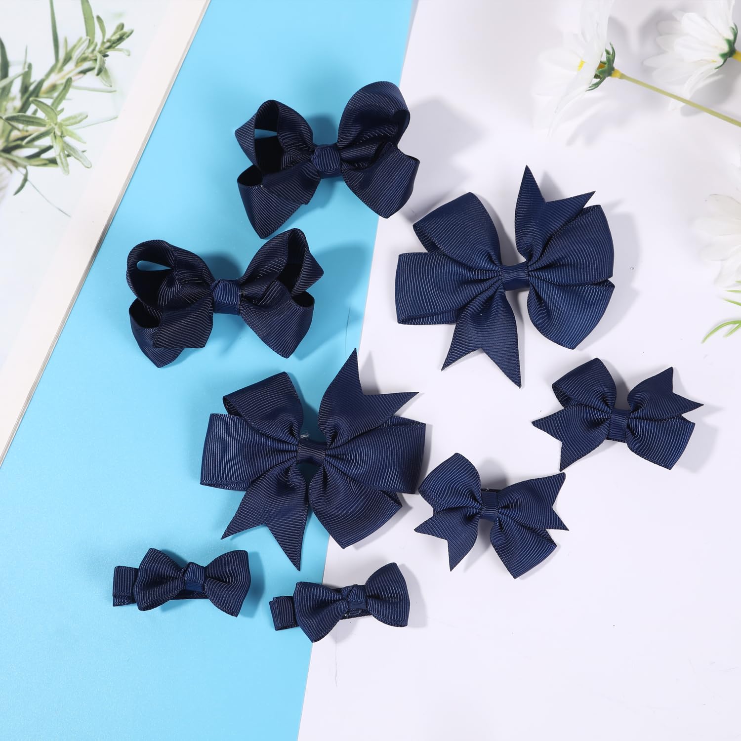 Clipband present-ready baby bows ideal for gifts, holidays, and family photos
