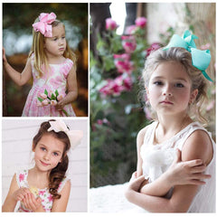 Clipband Yellow Bows alligator clips close-up with secure hair grip.