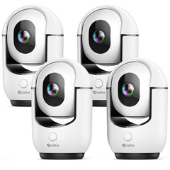 Cloarks 2K indoor camera front view demonstrates a compact, discreet home security design.
