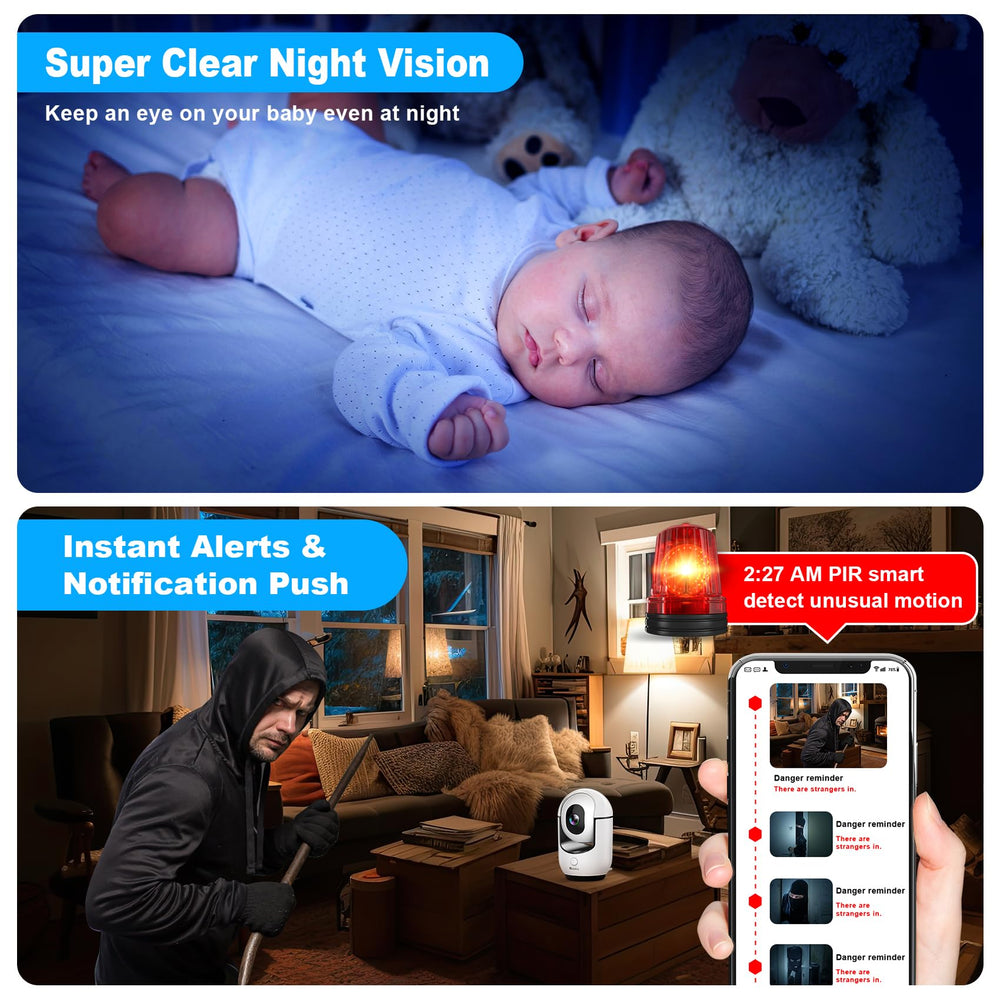 Cloarks 360-degree coverage with pan/tilt keeps watch on every corner