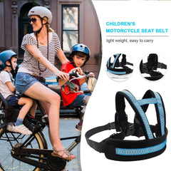 Clobeau blue harness shoulder straps detail emphasizing breathable fabric