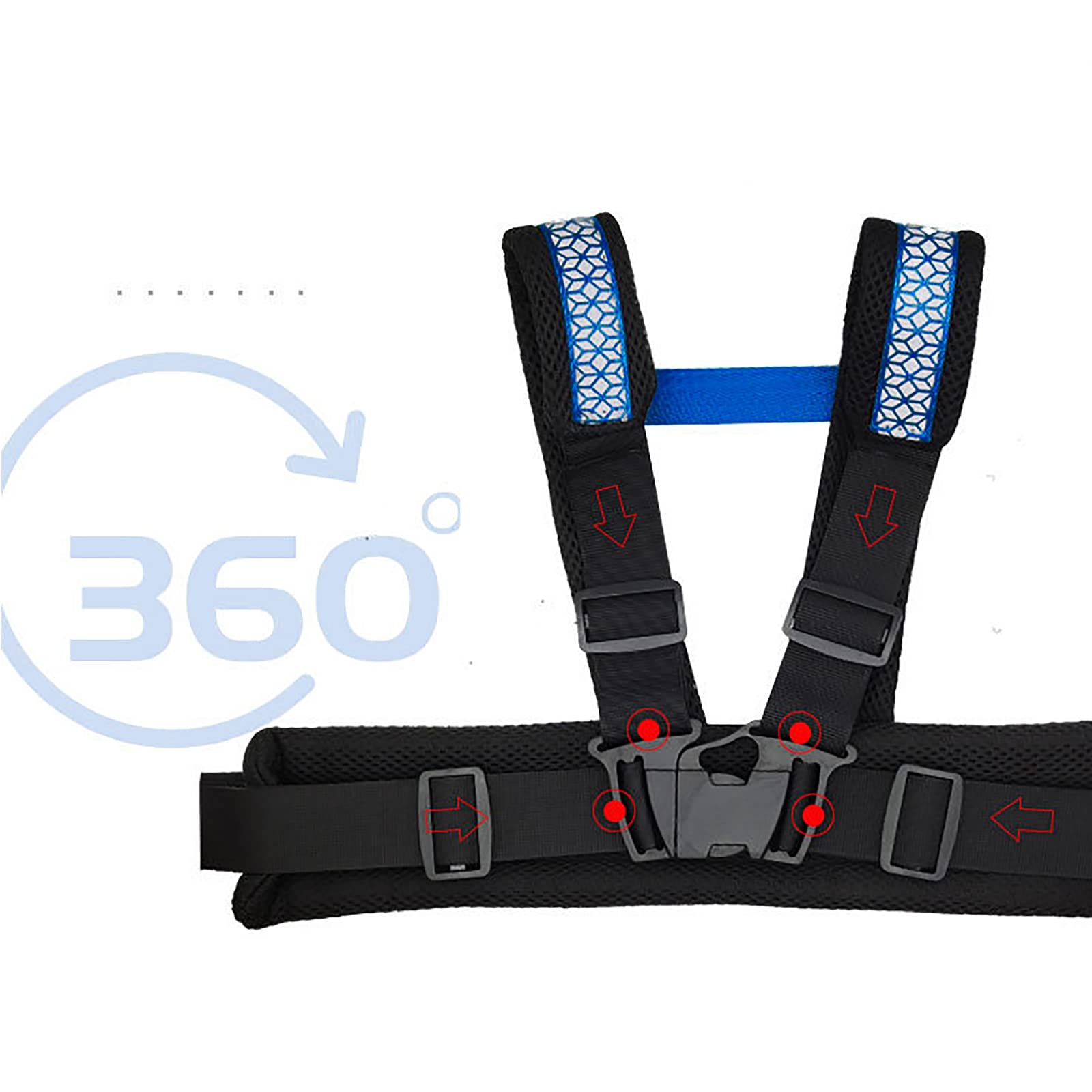 Clobeau breathable fabric and reflective strip for night safety